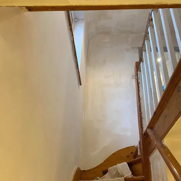 Before Image - Hall Stairs and Landing decorating services Wokingham required
